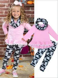 Unspookable Hi-Lo Tunic, Leggings & Scarf Set -Kid's Apparel Sales halloween 5 2c124b89 c140 4d3d 8aa5 b31c1361d30f