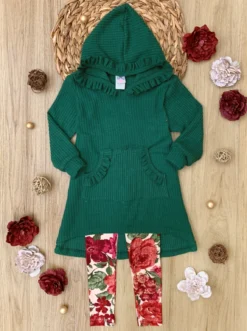 My Day Out Hooded Tunic & Floral Legging Set -Kid's Apparel Sales imgpsh fullsize anim 422222 1