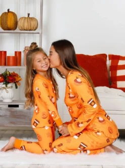Mommy & Me Pumpkin Treats Pajama Set