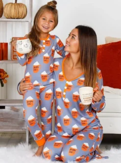 Mommy & Me Pumpkin Spice Season Pajama Set