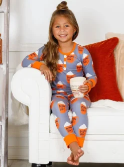Mommy & Me Pumpkin Spice Season Pajama Set 6 Mommy & Me Pumpkin Spice Season Pajama Set -Kid's Apparel Sales mommy me long sleeve buttoned pumpkin spice season and fall print pajama set grey 4t5y 20 39 99 40 59 10y12y 2t3t mia belle baby 298 6521375c a6c9 4d16 b305 16819b150ed0