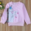 Unicorn Rainbow Mane Fringe Pullover Sweater
